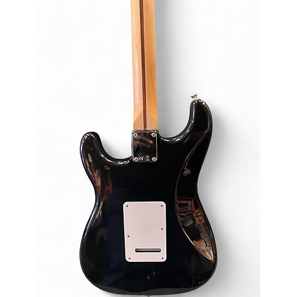 Used Fender Standard Stratocaster HSS Black Solid Body Electric Guitar