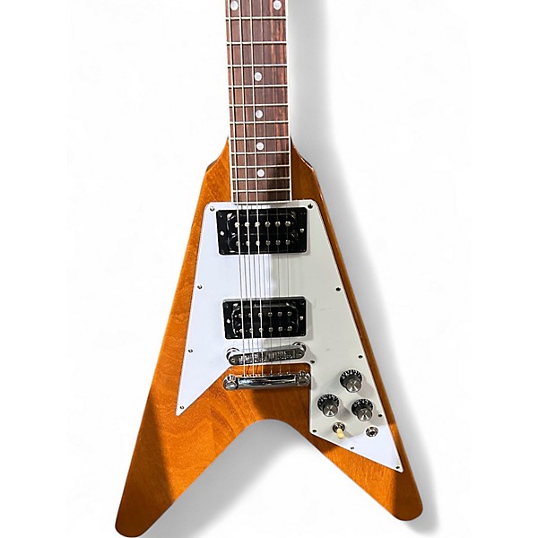 Used Gibson Flying V Natural Solid Body Electric Guitar