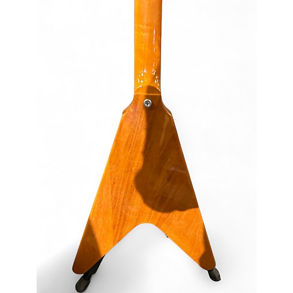 Used Gibson Flying V Natural Solid Body Electric Guitar