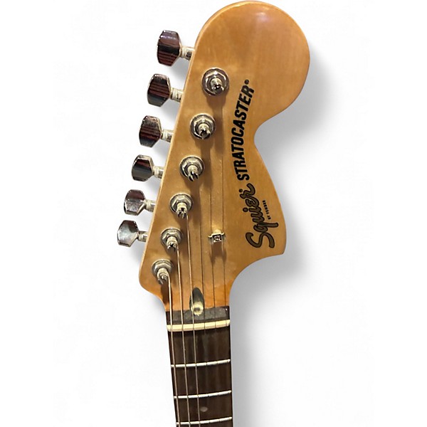 Used Squier stratocaster HH white Solid Body Electric Guitar