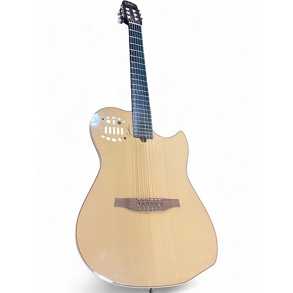 Used Godin MULTIAC SA NYLON Natural Classical Acoustic Electric Guitar