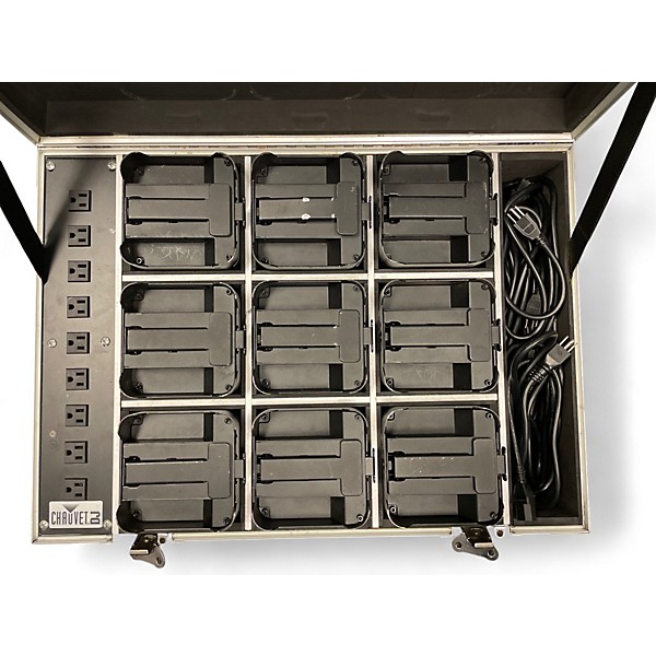 Used CHAUVET DJ Freedom Charge 9 w\ Freedom Quad 4 lights Par Can Light