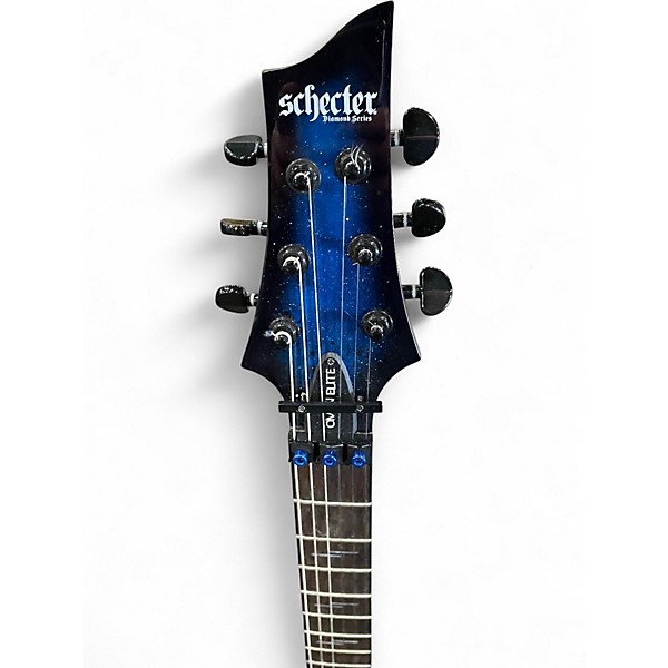 Used Schecter Guitar Research OMEN ELITE BLUE Solid Body Electric Guitar