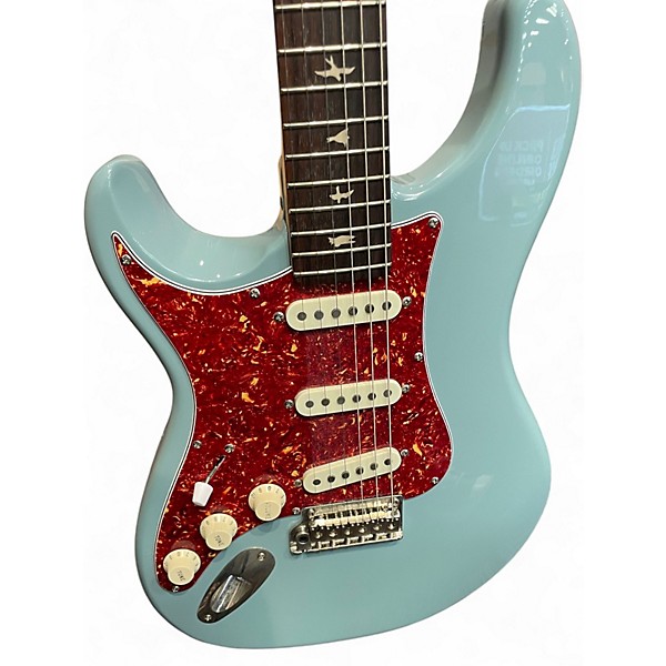 Used PRS SE Silver Sky left handed blue Solid Body Electric Guitar