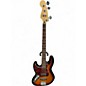 Used 2013 Squier Vintage Modified Jazz Bass Left Handed SUNBURST Electric Bass Guitar thumbnail