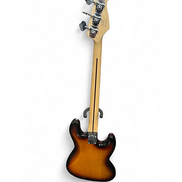 Used 2013 Squier Vintage Modified Jazz Bass Left Handed SUNBURST Electric Bass Guitar