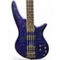 Used Jackson JS3 IV Indigo Blue Electric Bass Guitar