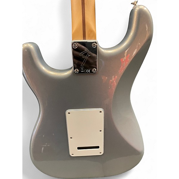 Used Fender Player Stratocaster Silver Solid Body Electric Guitar