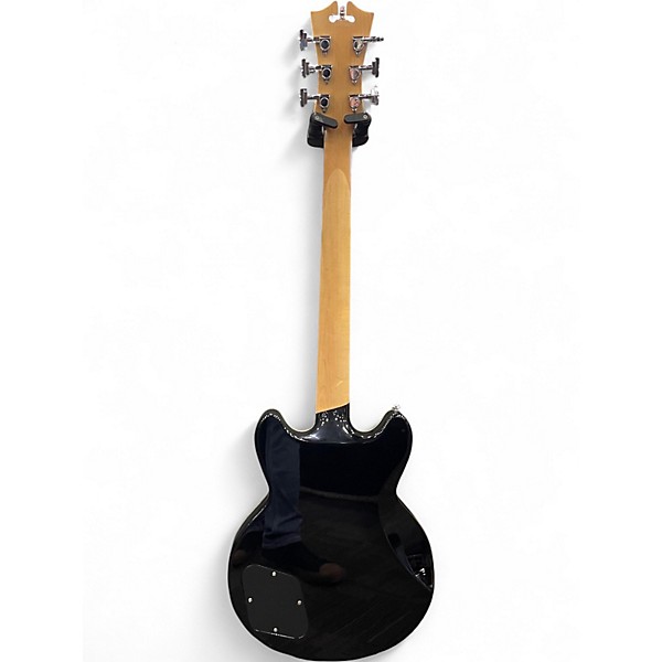 Used 2018 D'Angelico PREMIER BRIGHTON DOUBLE CUT Black Solid Body Electric Guitar