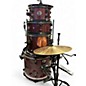 Used Ludwig 4 Piece Pocket Kit Candy Apple Red Drum Kit thumbnail