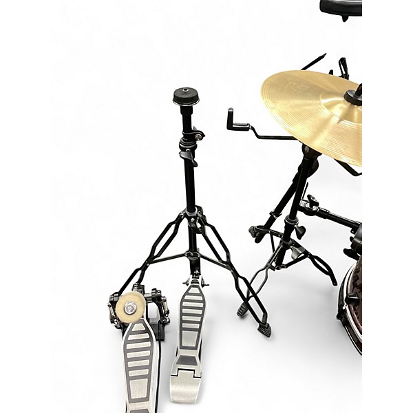 Used Ludwig 4 Piece Pocket Kit Candy Apple Red Drum Kit