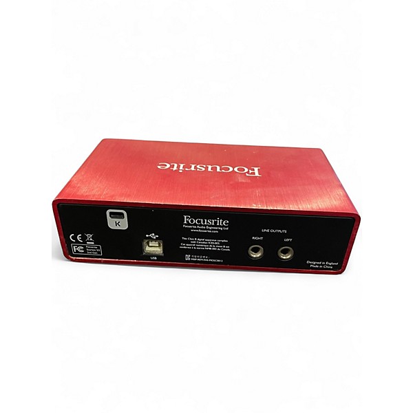 Used Focusrite Scarlett 2i2 Audio Interface