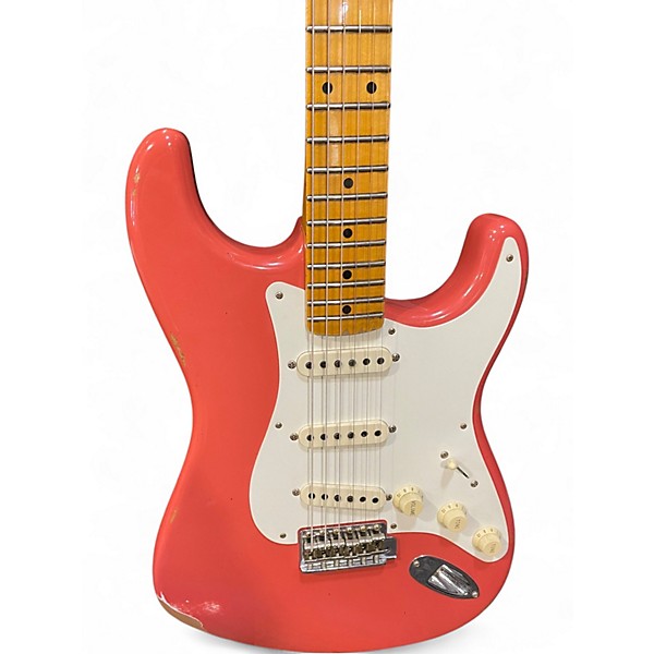 Used 2023 Fender CUSTOMSHOP 57 REISSUE STRAT CORAL Solid Body Electric Guitar