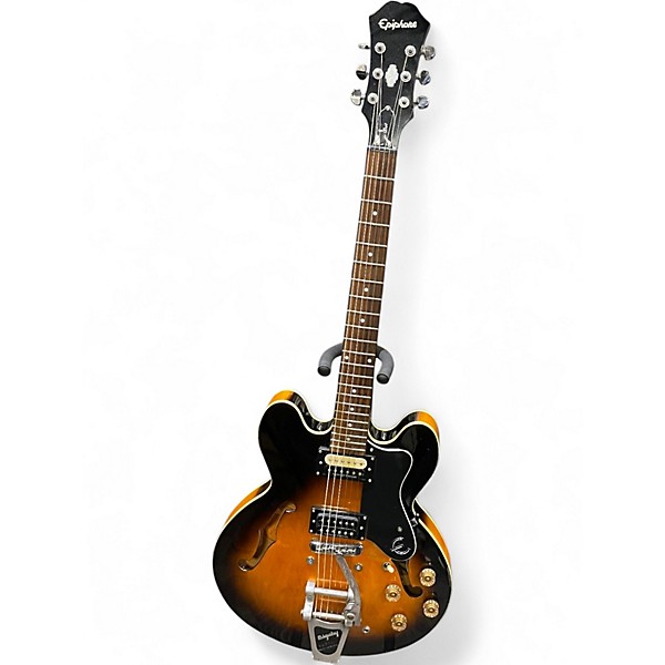 Used Epiphone DOT VS 3 2 Color Sunburst Hollow Body Electric Guitar