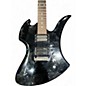 Used B.C. Rich Bronze Series Mockingbird Black Solid Body Electric Guitar