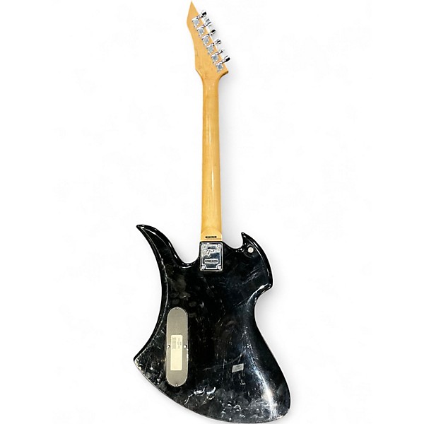 Used B.C. Rich Bronze Series Mockingbird Black Solid Body Electric Guitar
