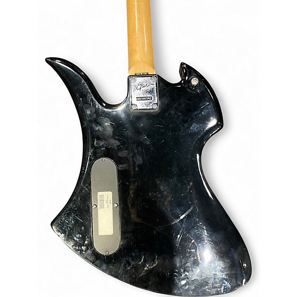 Used B.C. Rich Bronze Series Mockingbird Black Solid Body Electric Guitar