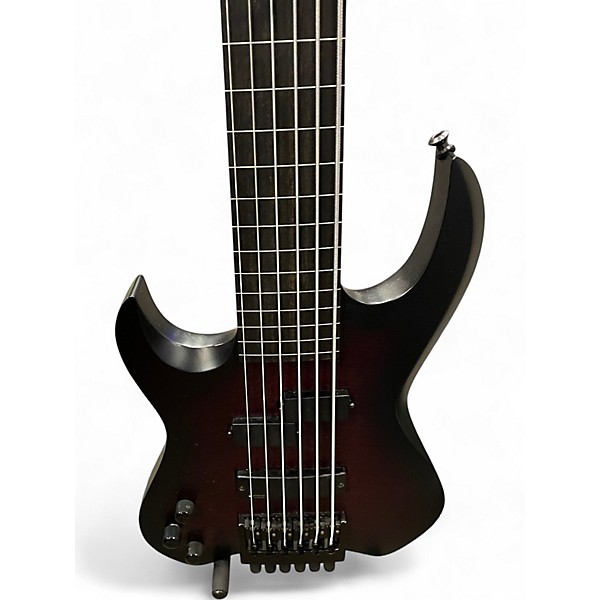 Used Kiesel VADER 6 LH FRETLESS DEEP BLACK CHERRY Electric Bass Guitar