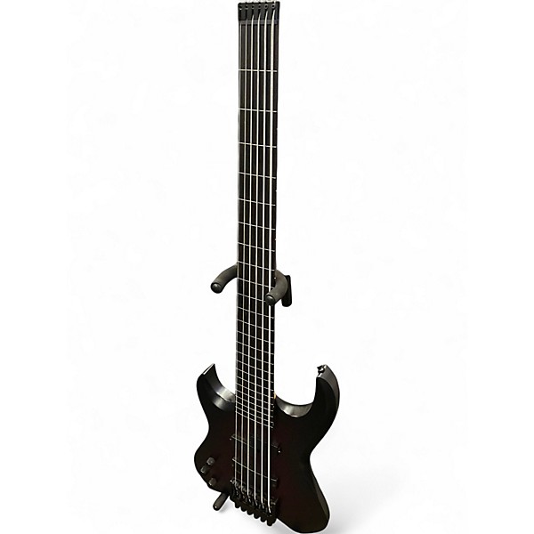 Used Kiesel VADER 6 LH FRETLESS DEEP BLACK CHERRY Electric Bass Guitar