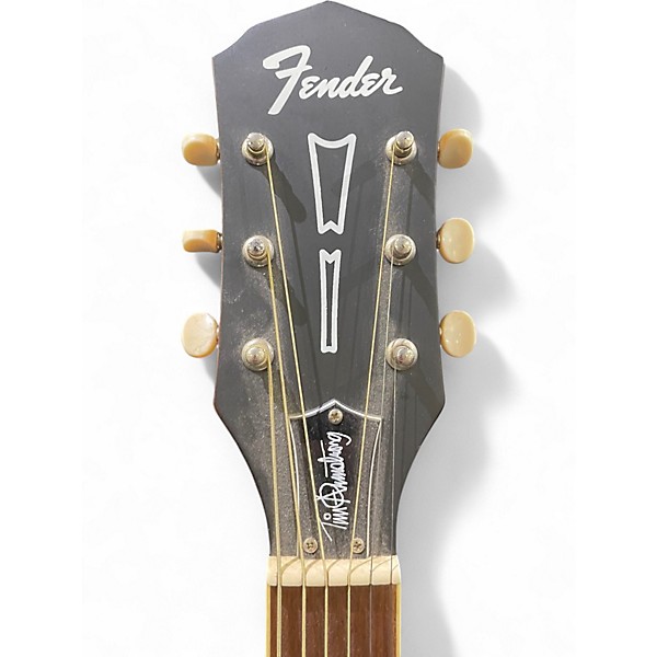 Used Fender Tim Armstrong Hellcat Mahogany Acoustic Electric Guitar