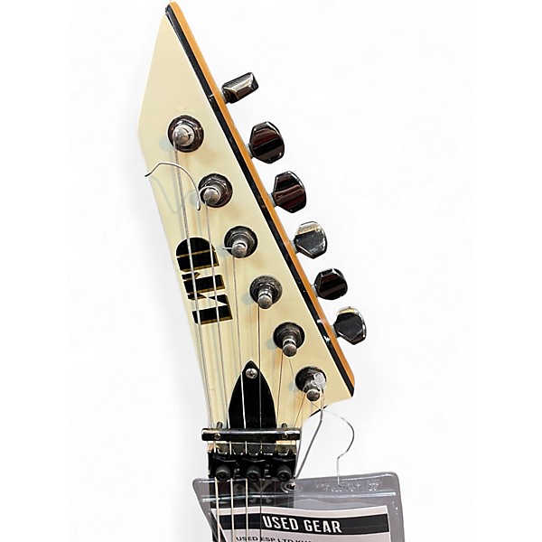 Used ESP LTD KH202 Kirk Hammett Signature White Solid Body Electric Guitar
