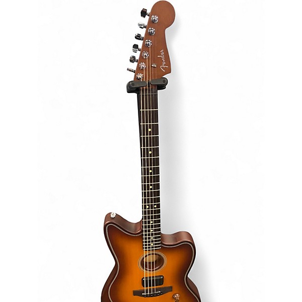 Used Fender ACOUSTASONIC STANDARD  JAZZMASTER Honey Burst Acoustic Electric Guitar