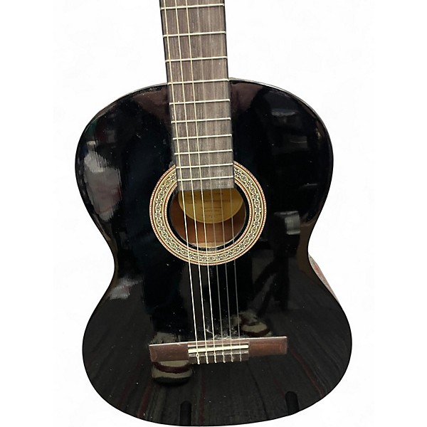 Used Lucero LC100 Black Classical Acoustic Guitar