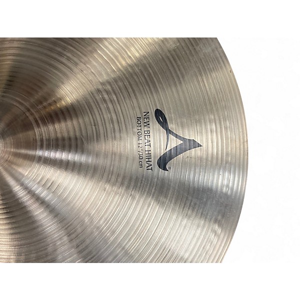 Used Zildjian 12in New Beat Hi Hat Pair Cymbal