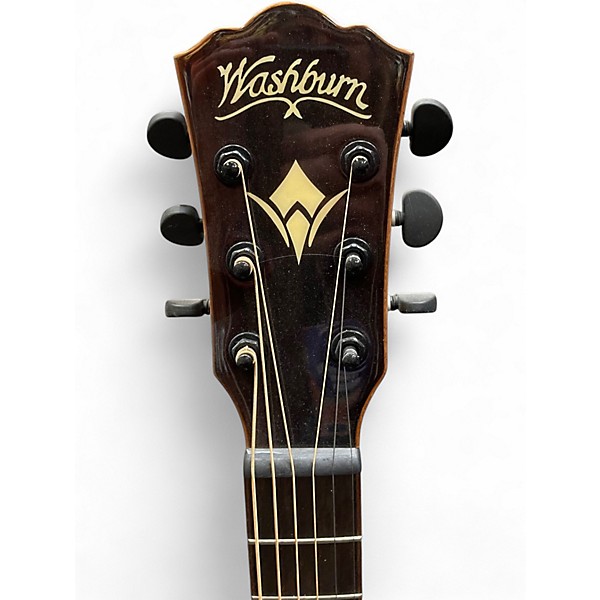 Used Washburn WCG25SCE Natural Acoustic Electric Guitar