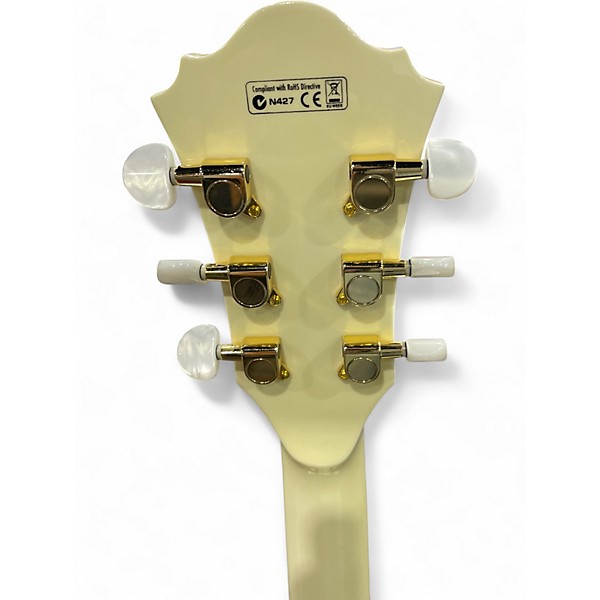 Used Ibanez AF75TDG Yellow Hollow Body Electric Guitar