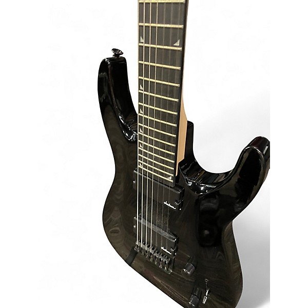 Used Jackson JS22-7 Dinky 7 String Black Solid Body Electric Guitar