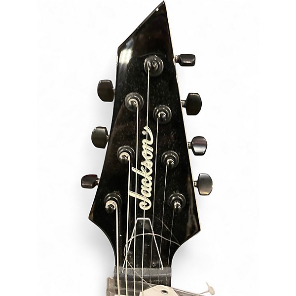 Used Jackson JS22-7 Dinky 7 String Black Solid Body Electric Guitar