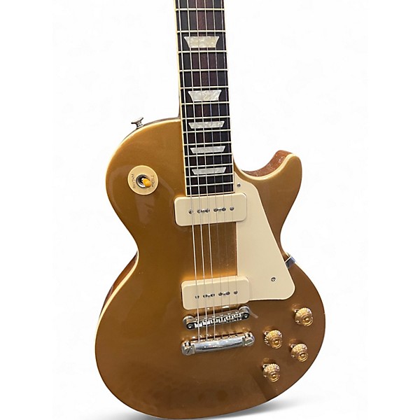 Used Gibson Les Paul Standard 1950S Neck Gold Top Solid Body Electric Guitar