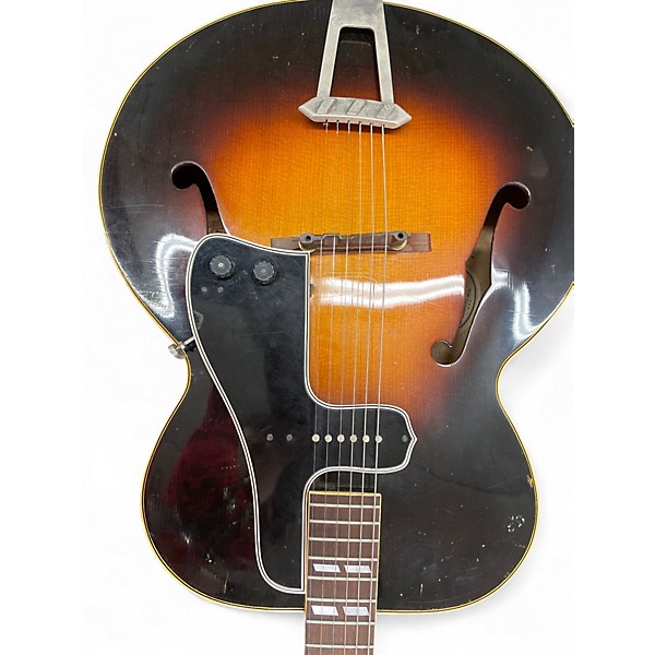 Vintage 1950 Gibson L-7 Sunburst Hollow Body Electric Guitar