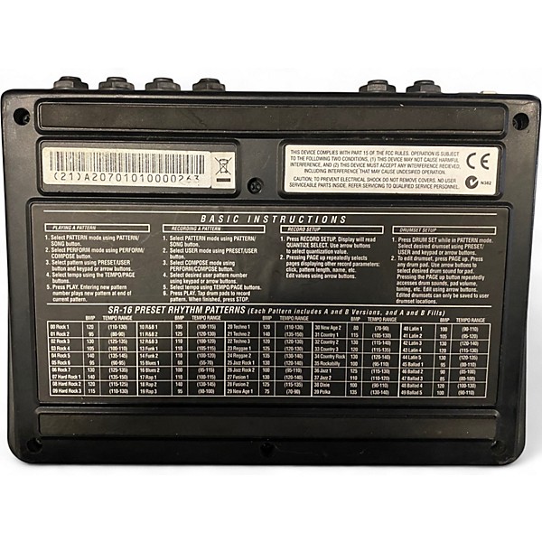 Used Alesis sr16 Production Controller