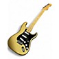 Used 2010s Fender FSR American Deluxe Stratocaster Aztec Gold Solid Body Electric Guitar thumbnail
