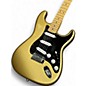 Used 2010s Fender FSR American Deluxe Stratocaster Aztec Gold Solid Body Electric Guitar