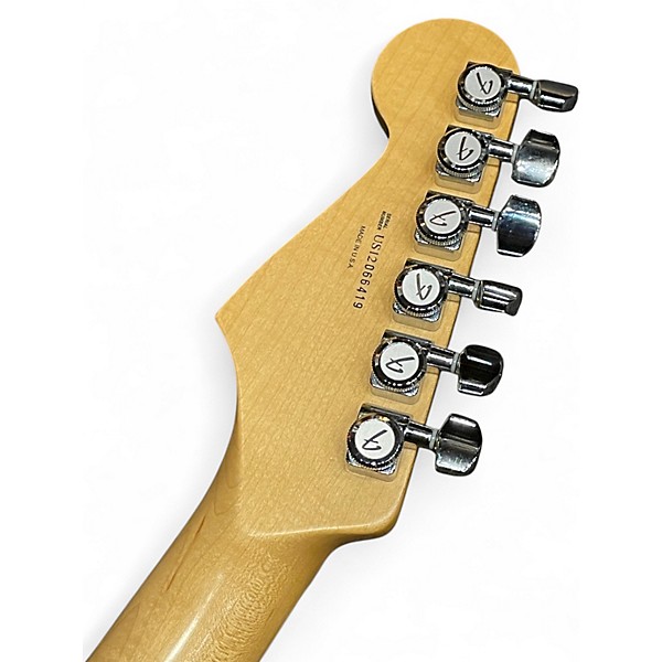 Used 2010s Fender FSR American Deluxe Stratocaster Aztec Gold Solid Body Electric Guitar