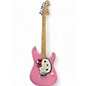 Used 2006 Squier Hello Kitty Stratocaster Single Hum Pink With Kitty Pickguard Pink Solid Body Electric Guitar thumbnail