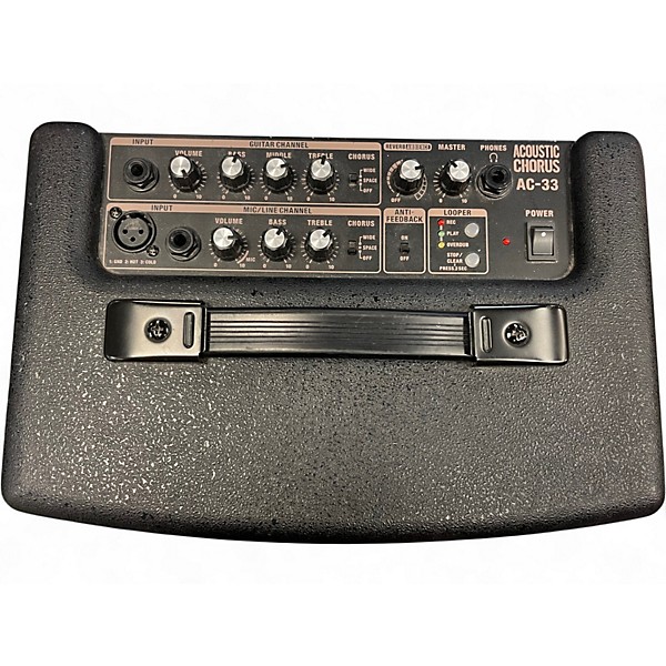Used 2020s Roland AC33 30W Stereo Acoustic Guitar Combo Amp