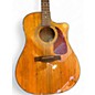 Used Fender CD220CE Natural Acoustic Guitar