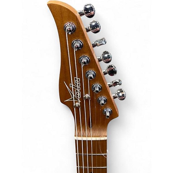 Used Vola OZ QGM J1 7 String Vintage White Solid Body Electric Guitar