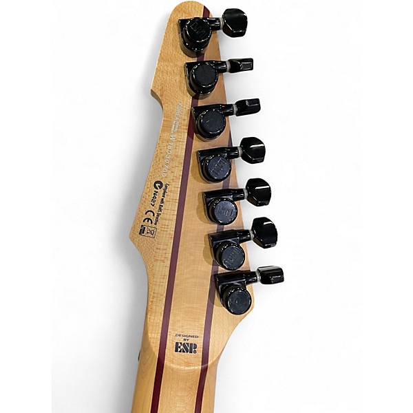 Used Ltd M-1007MS Trans Black Solid Body Electric Guitar