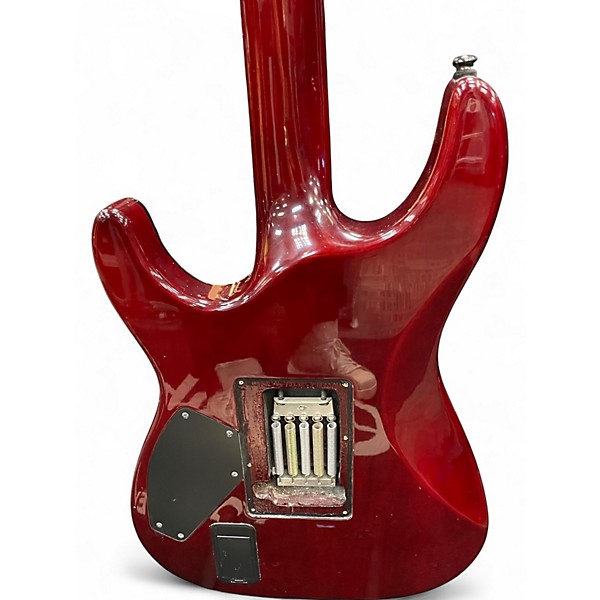 Used Schecter Guitar Research Hellraiser C1 Floyd Rose Black Cherry Solid Body Electric Guitar