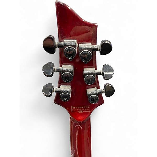 Used Schecter Guitar Research Hellraiser C1 Floyd Rose Black Cherry Solid Body Electric Guitar