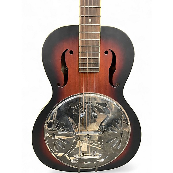 Used Gretsch Guitars G9220 Bobtail Round Neck 2 Color Sunburst Resonator Guitar