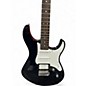 Used Yamaha pac212vfm Trans Black Solid Body Electric Guitar