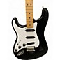 Used 2002 Fender Standard Stratocaster Left Handed Black Electric Guitar