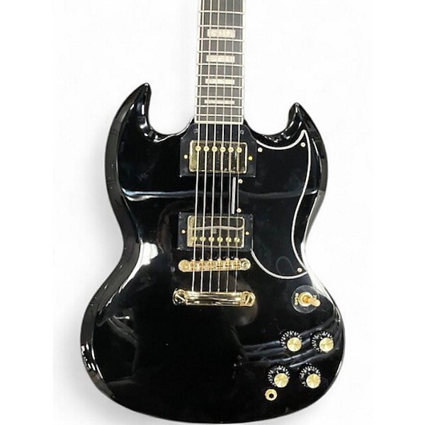 Used Epiphone SG CUSTOM Black Solid Body Electric Guitar