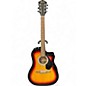 Used Fender FA125CE 2 Color Sunburst Acoustic Electric Guitar thumbnail